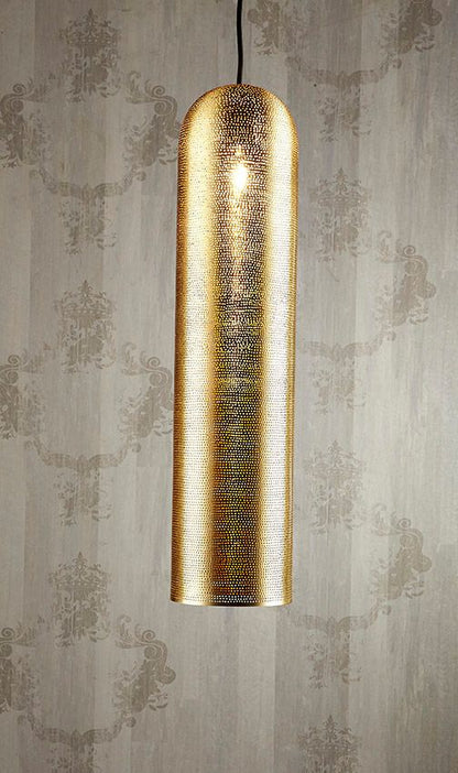 Moroccan Pipe Ceiling Pendant Brass