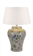 Raffles Bird Ceramic Table Lamp Base White