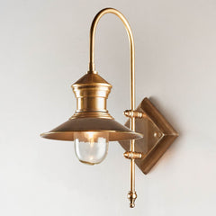 St James Outdoor Wall Light Antique Brass