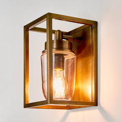 Wellington Outdoor Wall Light Brass