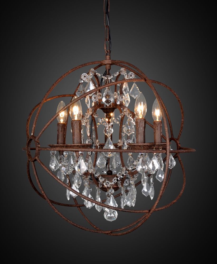 Sundance Chandelier Medium Rust