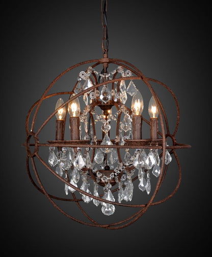 Sundance Chandelier Medium Rust