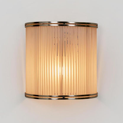Inanda Half Round Wall Light Nickel