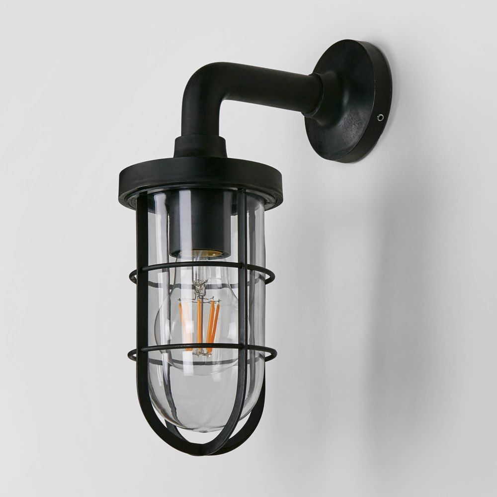 Submarine Outdoor Wall Light Black