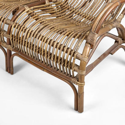 Seville Rattan Two Seater Antique -Outdoor Undercover Armchair