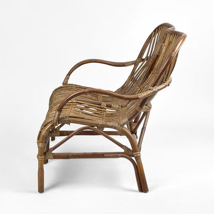 Seville Rattan Two Seater Antique -Outdoor Undercover Armchair