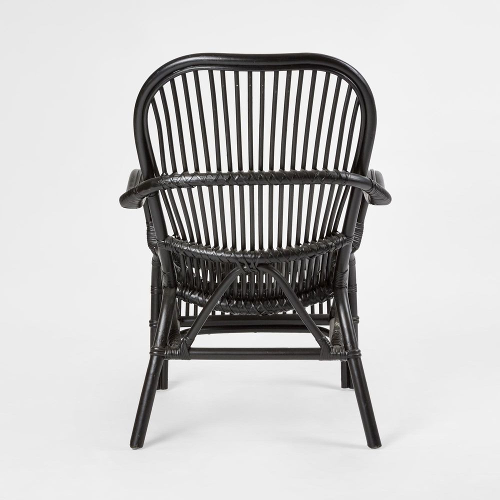 Seville Rattan Armchair Black -Outdoor Undercover