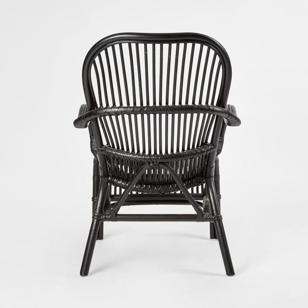 Seville Rattan Armchair Black -Outdoor Undercover