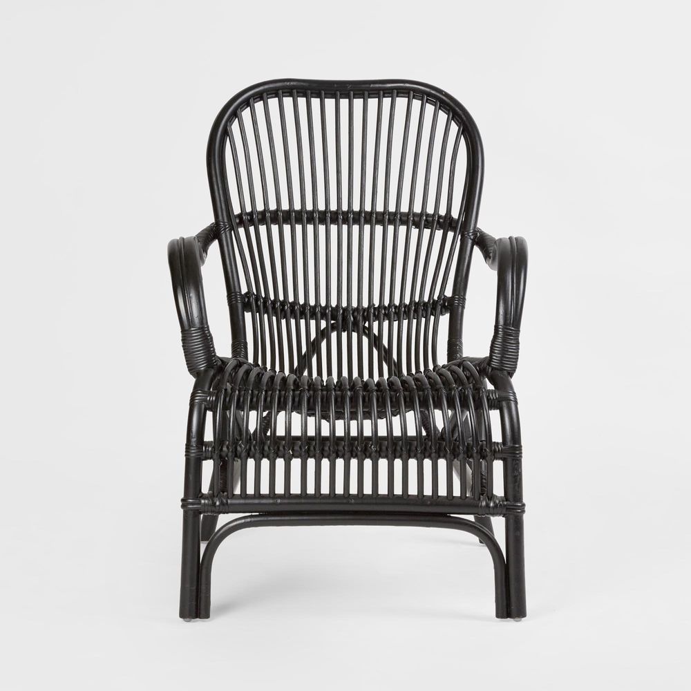 Seville Rattan Armchair Black -Outdoor Undercover