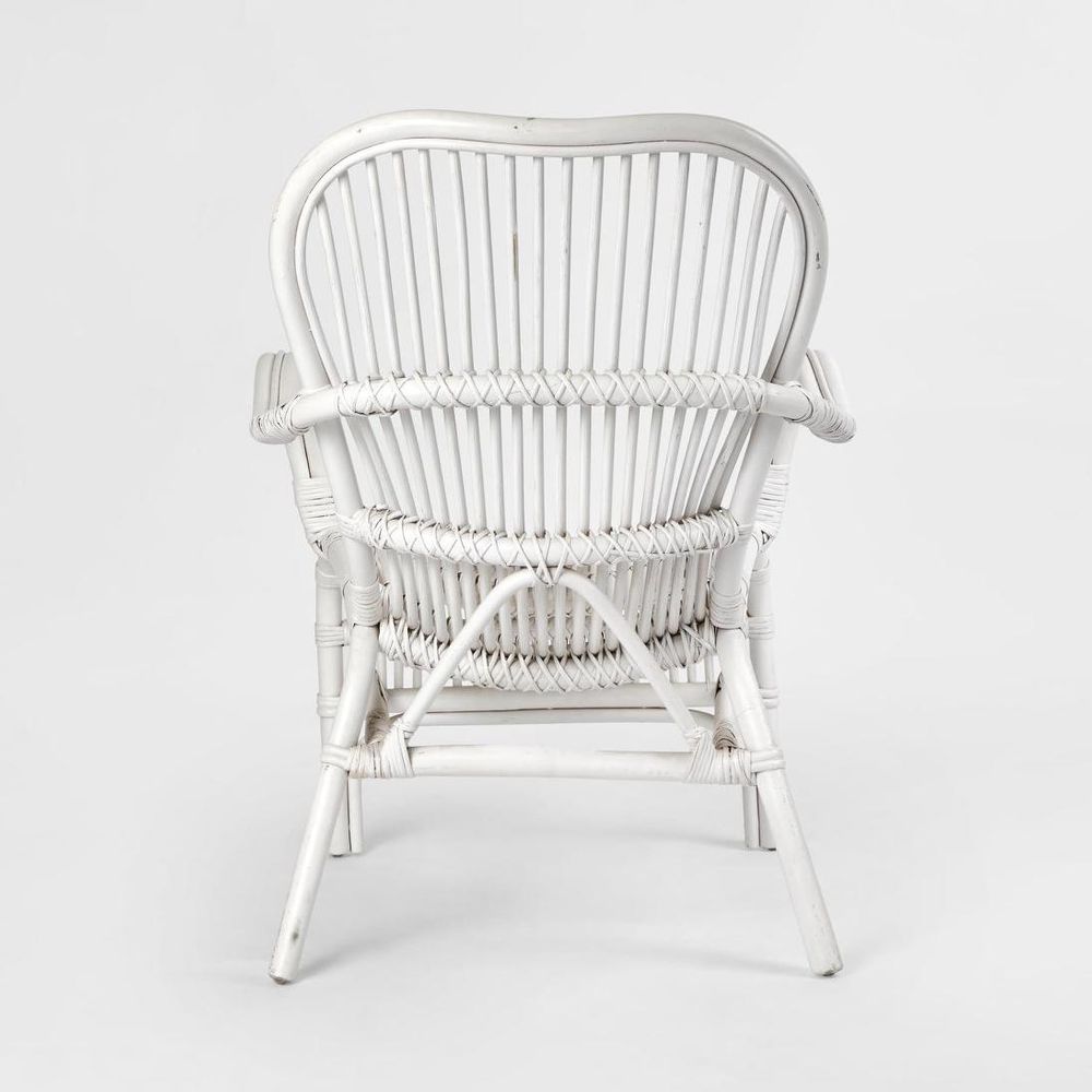 Seville Rattan Armchair White -Outdoor Undercover