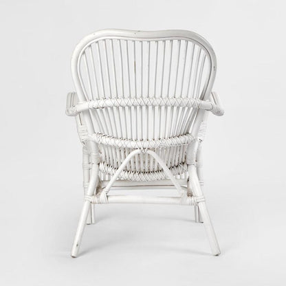 Seville Rattan Armchair White -Outdoor Undercover