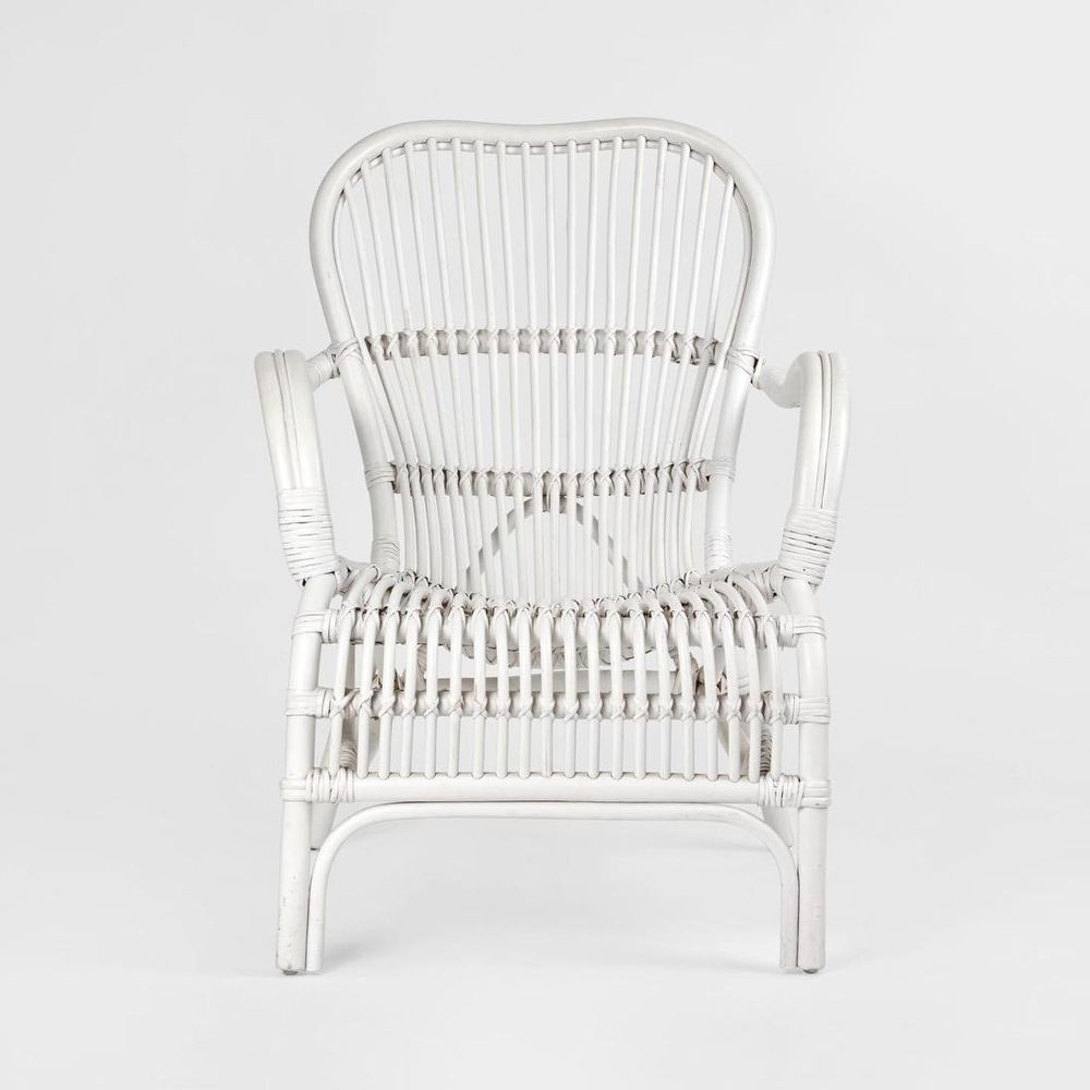 Seville Rattan Armchair White -Outdoor Undercover