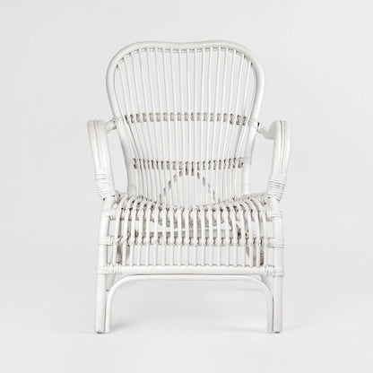 Seville Rattan Armchair White -Outdoor Undercover