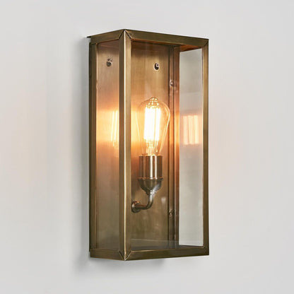 Goodman Outdoor Wall Light Ant Brass