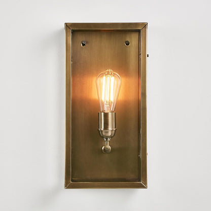 Goodman Outdoor Wall Light Ant Brass