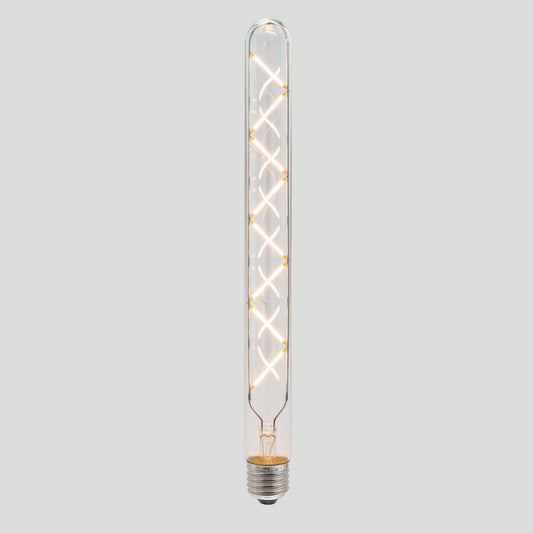 T30 Criss Cross Led Filament - Clear Glass - 6W E27 2200K