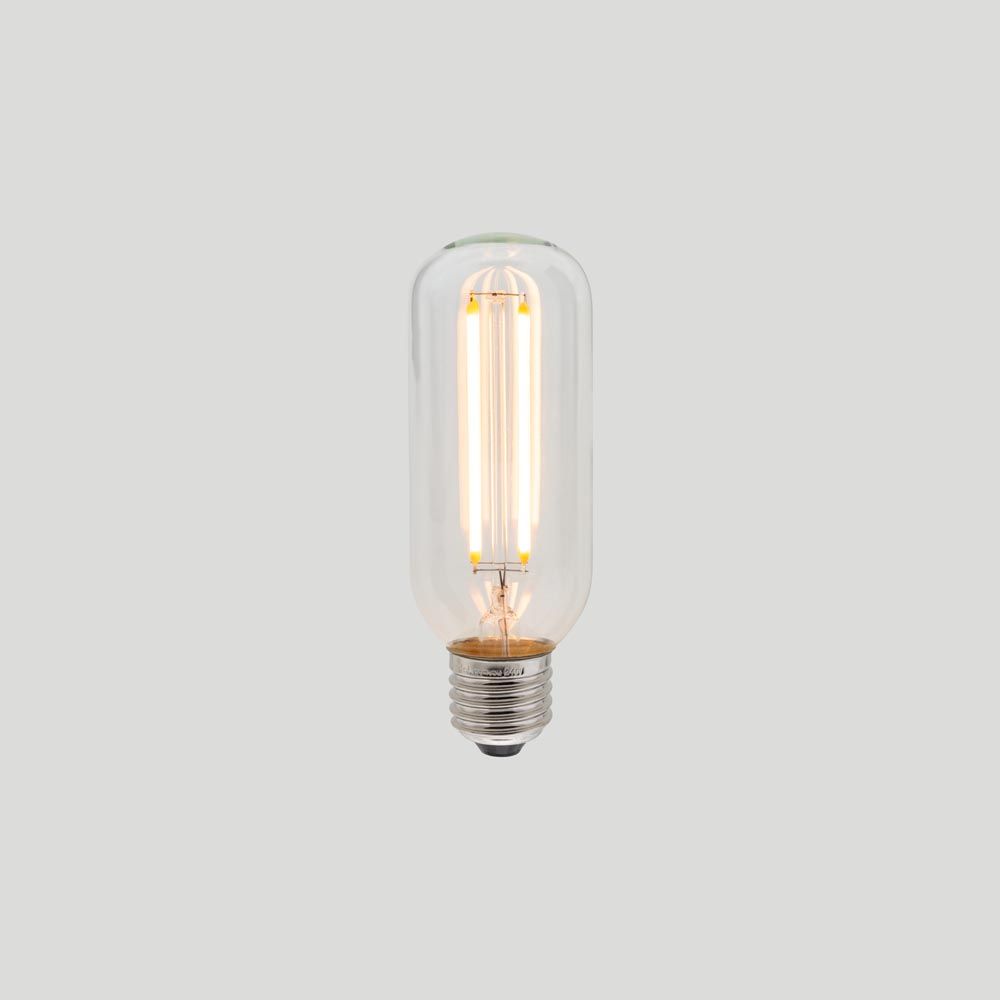 T45 Long Led Filament - Clear Glass - 4W E27 2200K