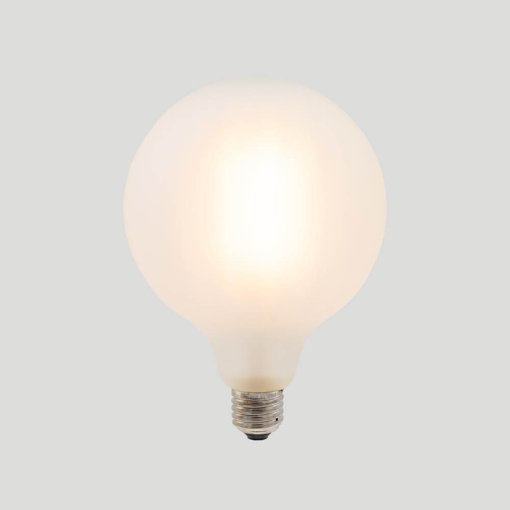 G125 Led Filament - Porcelain Frosted - 8W E27 2700K