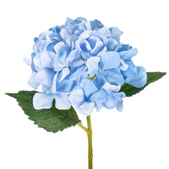 Hydrangea Stem 62cm Light Blue