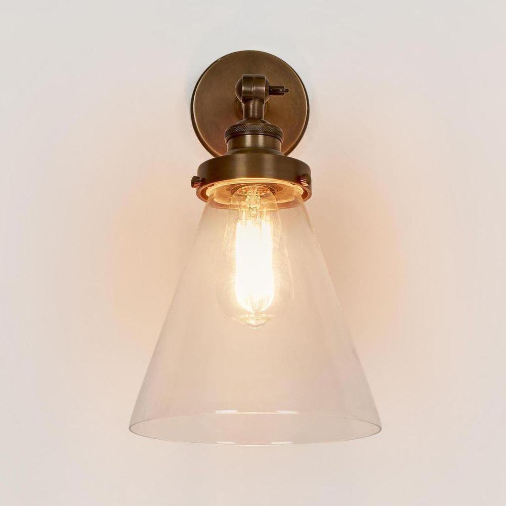 Francis Wall Light Antique Brass