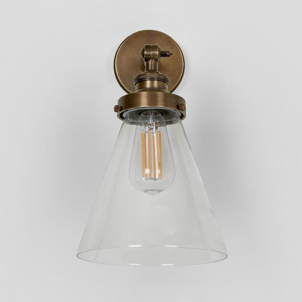 Francis Wall Light Antique Brass