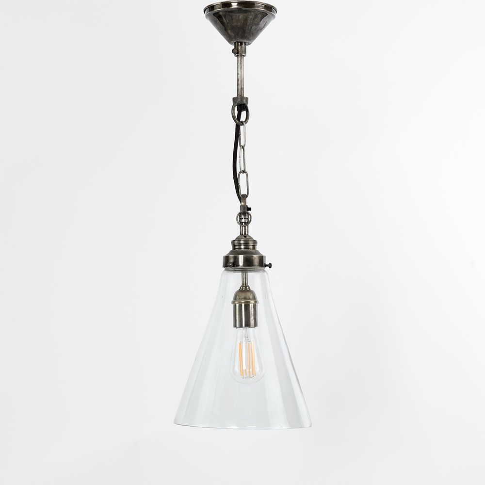 Gadsden Ceiling Pendant Small Silver