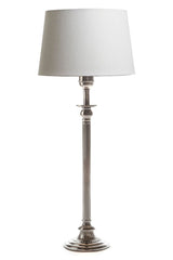 Chelsea Table Lamp Base Antique Silver