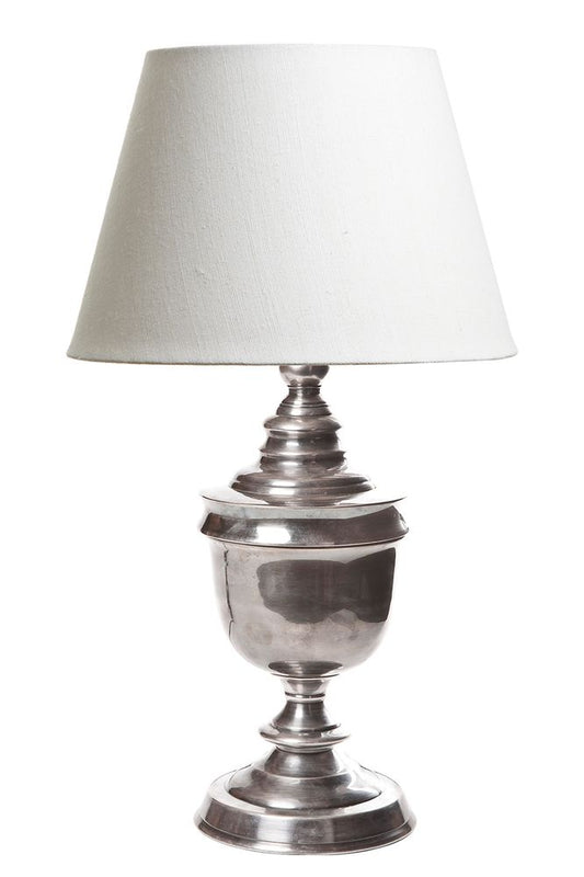 Sheffield Table Lamp Base Antique Silver