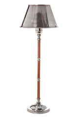 Delaware Table Lamp Antique Silverand Dark Wood