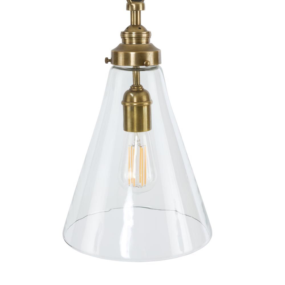 Gadsden Ceiling Pendant Small Brass
