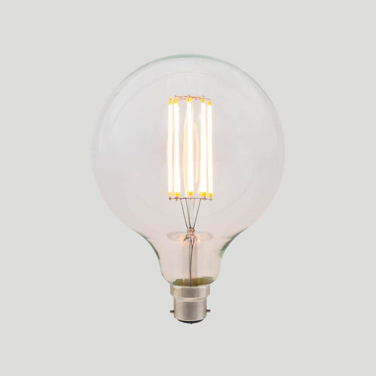 G125 Long Led Filament - Clear Glass - 8W B22 2200K