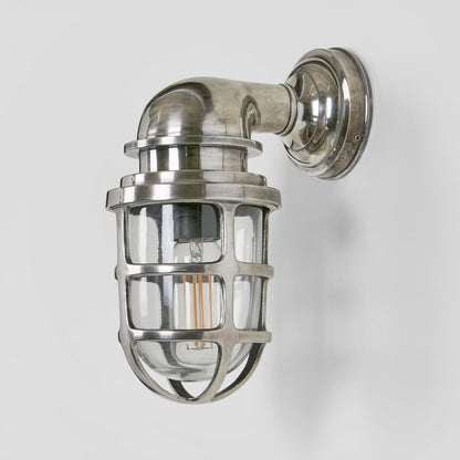 Porto Outdoor Wall Light Antique Silver