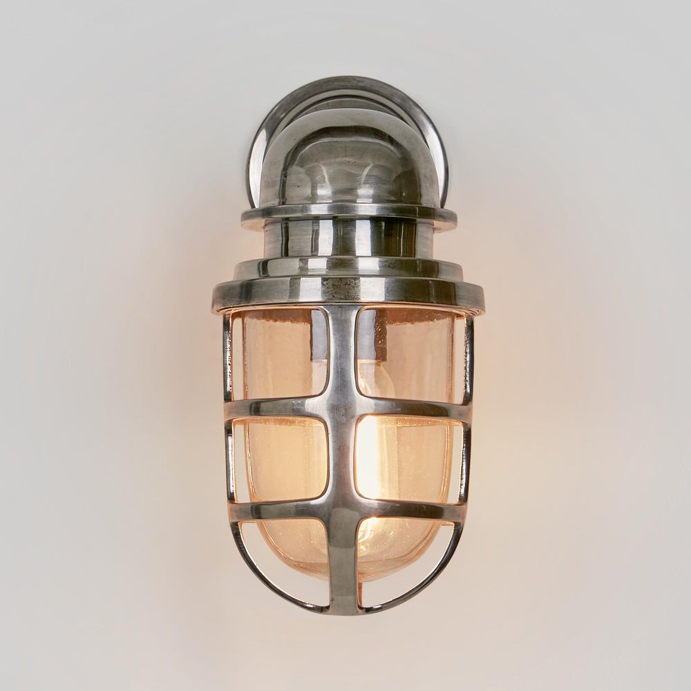 Porto Outdoor Wall Light Antique Silver