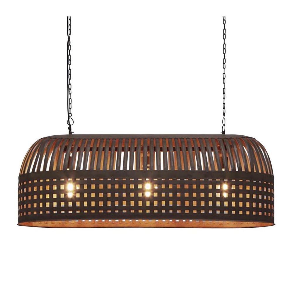 Esch Ceiling Pendant Long Rust