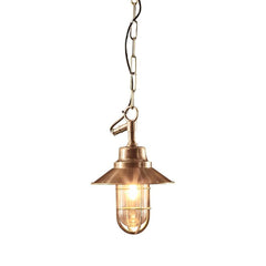 Rutherford Outdoor Ceiling Pendant Brass