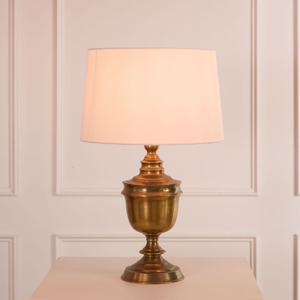 Sheffield Table Lamp Base Antique Brass