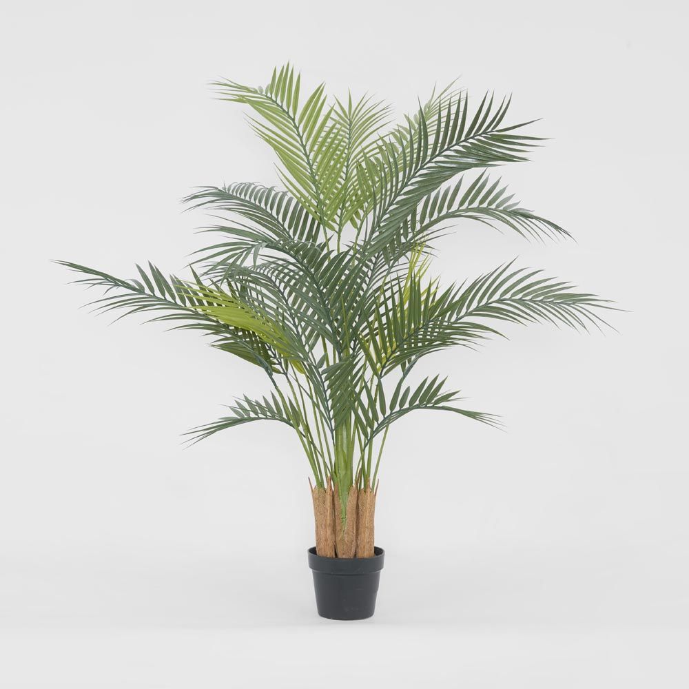 Palm Tree Real Touch 3 Branches 18 Leaves In Pot 1.4M