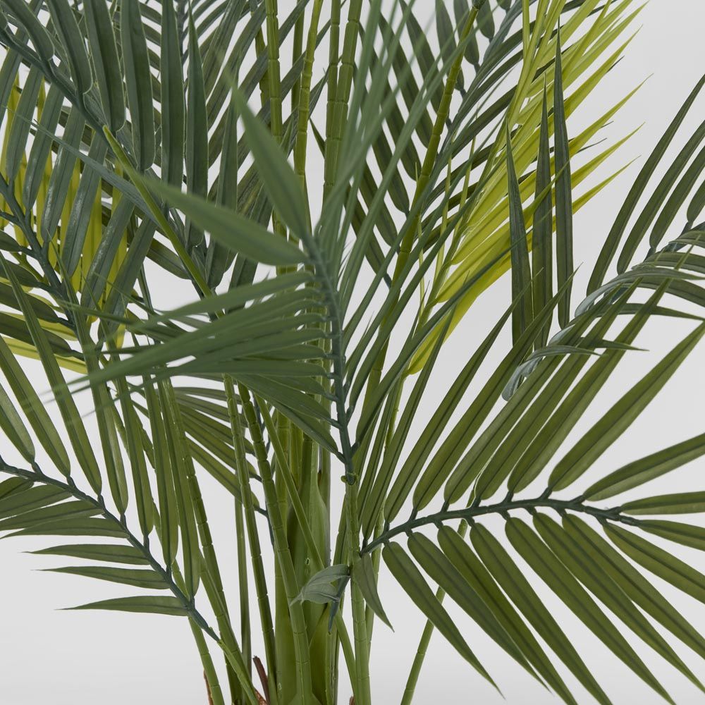 Palm Tree Real Touch 3 Branches 18 Leaves In Pot 1.4M