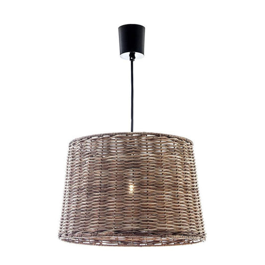 Rattan Round Ceiling Pendant Large Natural