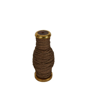 Jute Cord On Wooden Spool Brown 30M