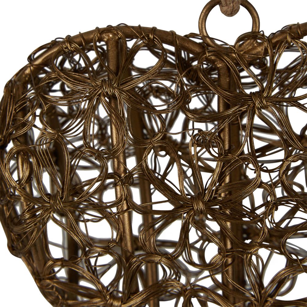 Harper Wire Heart Hanger Gold Small