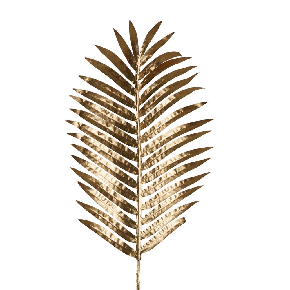 Golden Palm Leaf Single