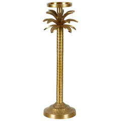 Raffles Palm Candle Stick Gold Medium