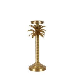 Raffles Palm Candle Stick Gold Small