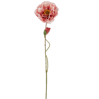 Poppy Stem 75Cm Pink