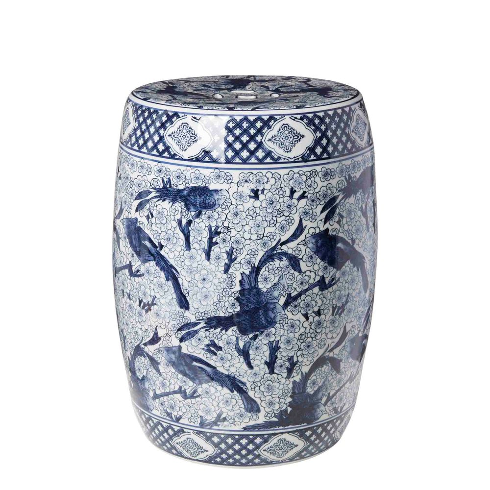 Zhu Garden Stool Dark Blue