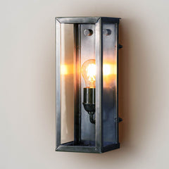 Goodman Outdoor Wall Light Small Antique Silver