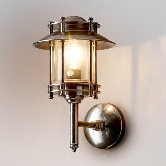 Turner Outdoor Wall Light Antique Silver