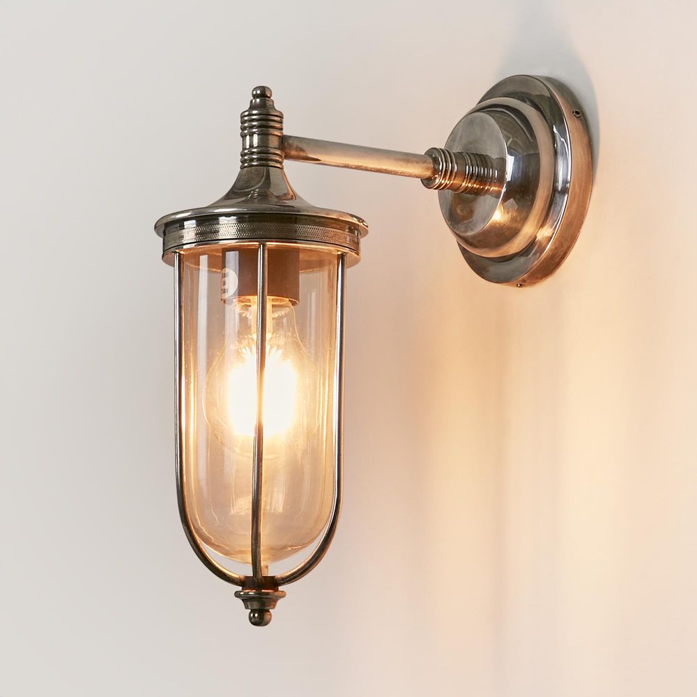 Noosa Outdoor Wall Light Antique Silver