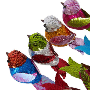 Foiled Sweetie Birds Bright Assorted - Box Of 8